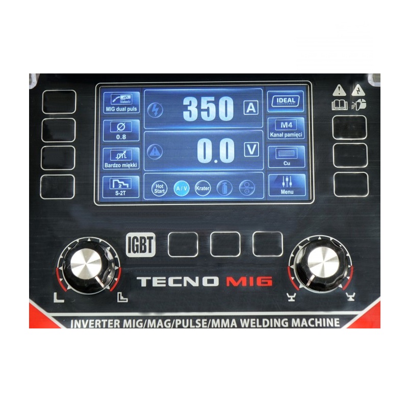 Ideal TECNO MIG 366 PULSE SYNERGIC LCD - Spawarka inwertorowa Migomat
