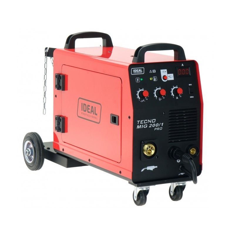 Ideal TECNO MIG 200/1 MMA 230V PRO - Spawarka inwertorowa migomat