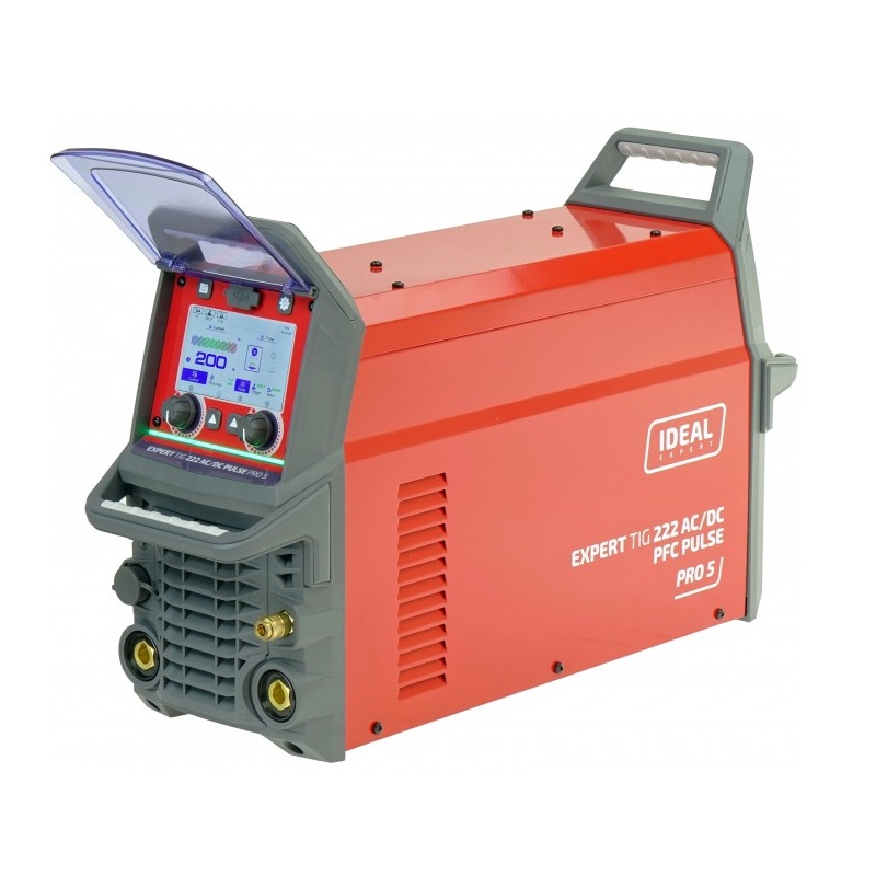 Ideal EXPERT TIG 222 AC/DC PFC PULSE Pro5 LCD - Spawarka inwertorowa TIG AC/DC