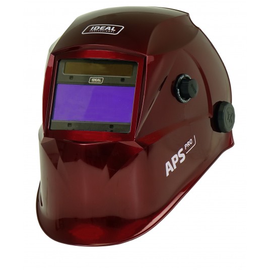 Ideal APS-616G RED/TC - Automatyczna przyłbica spawalnicza czerwona