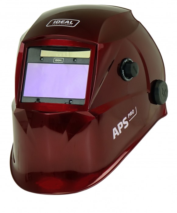 Ideal APS-718G RED/TC - Automatyczna przyłbica spawalnicza czerwona