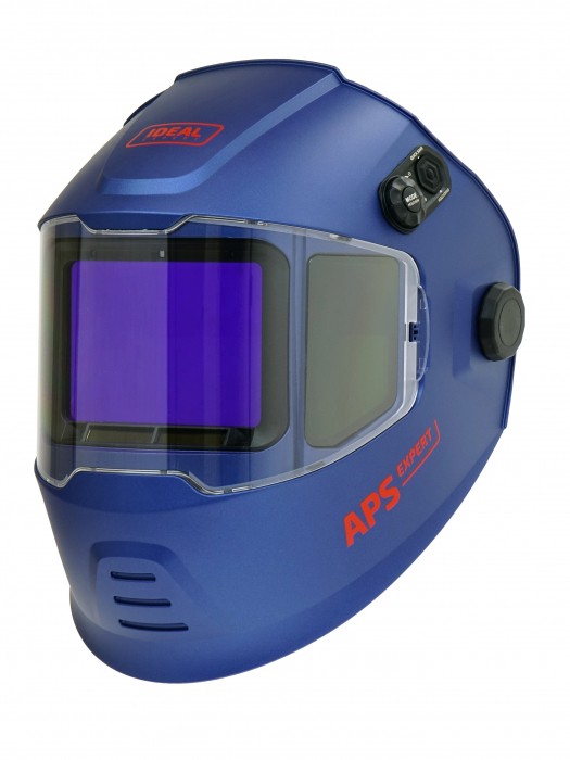 Ideal APS-P43M-X2 BLM/TC - Automatyczna przyłbica spawalnicza niebieska matowa