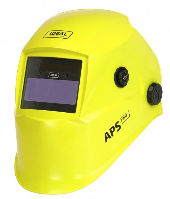 Ideal APS-568L YLM/TC - Automatyczna przyłbica spawalnicza żółta matowa