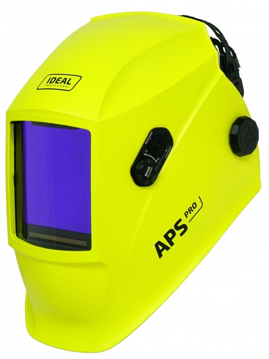 Ideal APS-X99CD YLM/TC - Automatyczna przyłbica spawalnicza żółta matowa