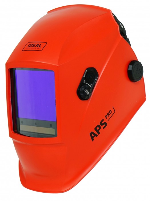 Ideal APS-999D RDM/TC - Automatyczna przyłbica spawalnicza czerwona matowa