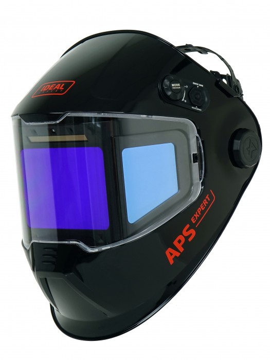 Ideal APS-D43M BLA/TC - Automatyczna przyłbica spawalnicza czarna