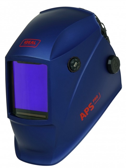 Ideal APS-X66L BLM/TC - Automatyczna przyłbica spawalnicza niebieska matowa