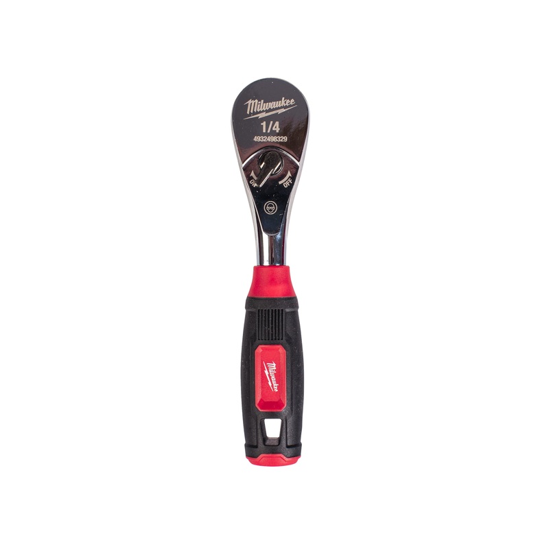 Milwaukee 4932498329 - Grzechotka ¼″ z komfortową rękojeścią